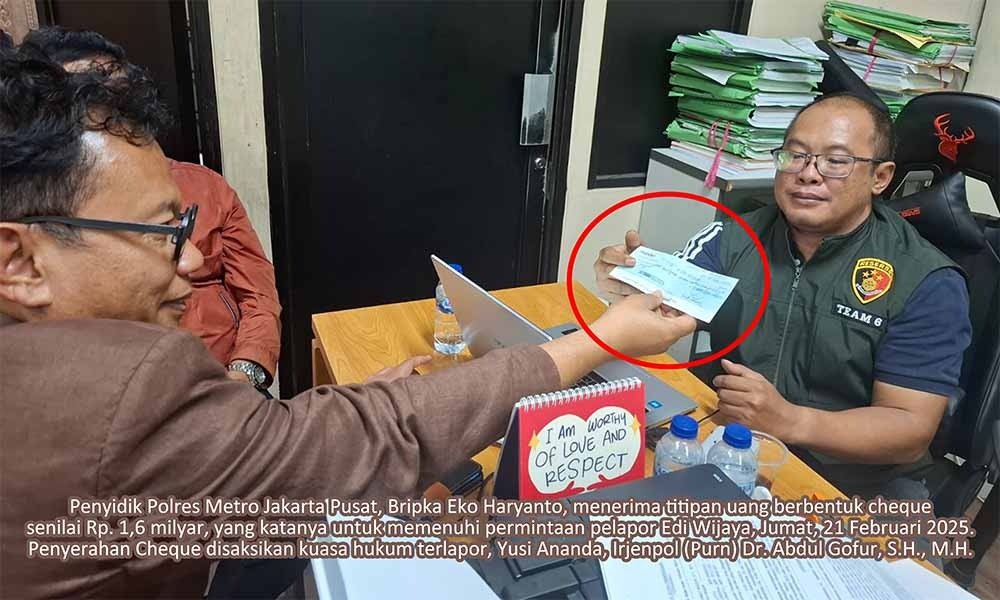 Polres Metro Jakarta Pusat Diduga Kuat Ditunggangi Edi Wijaya dalam Melakukan Pemerasan terhadap Yusi Ananda