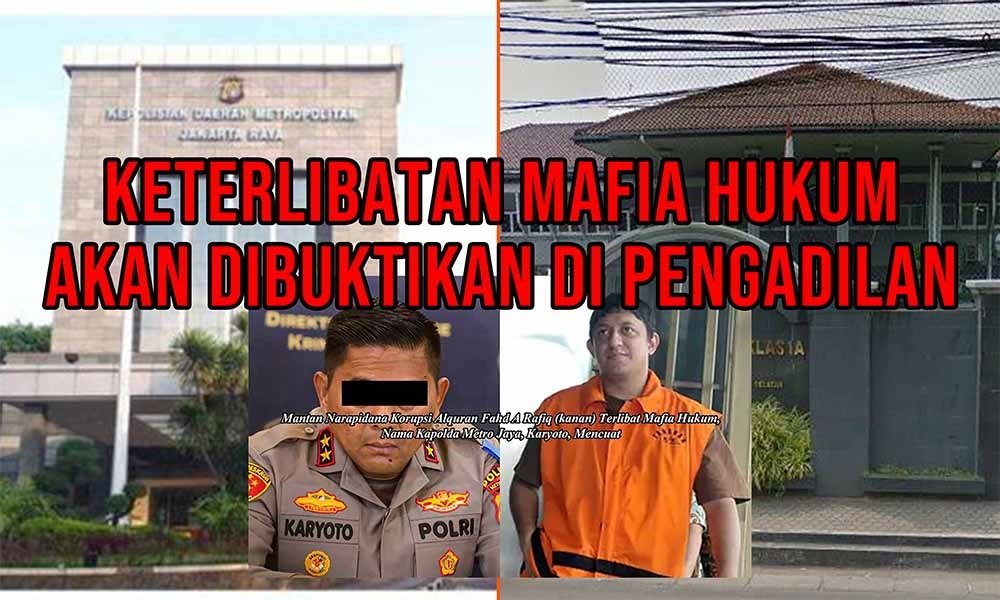 Borok Mapolda Metro Jaya sebagai Sarang Mafia Hukum akan Dibeberkan di PN Jakarta Selatan